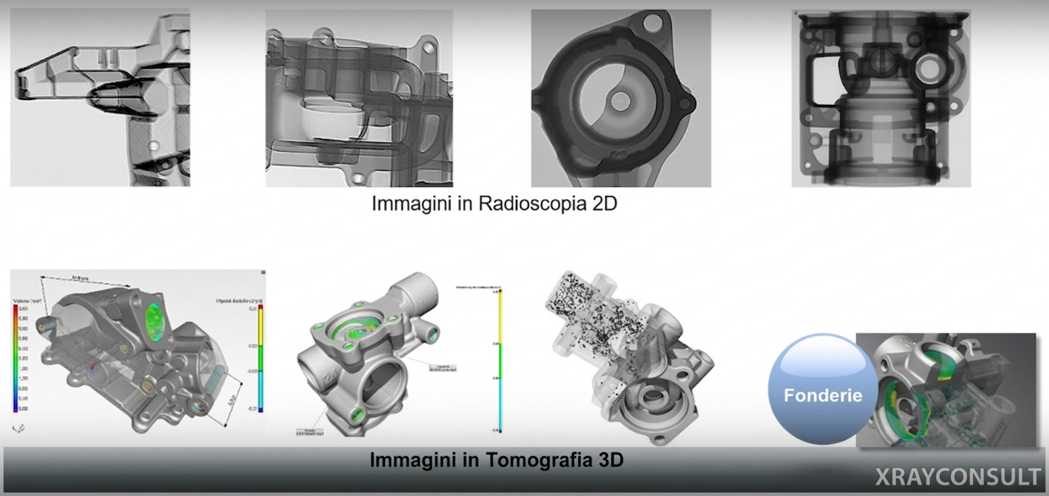 Radioscopia Industriale su componenti di Fonderia