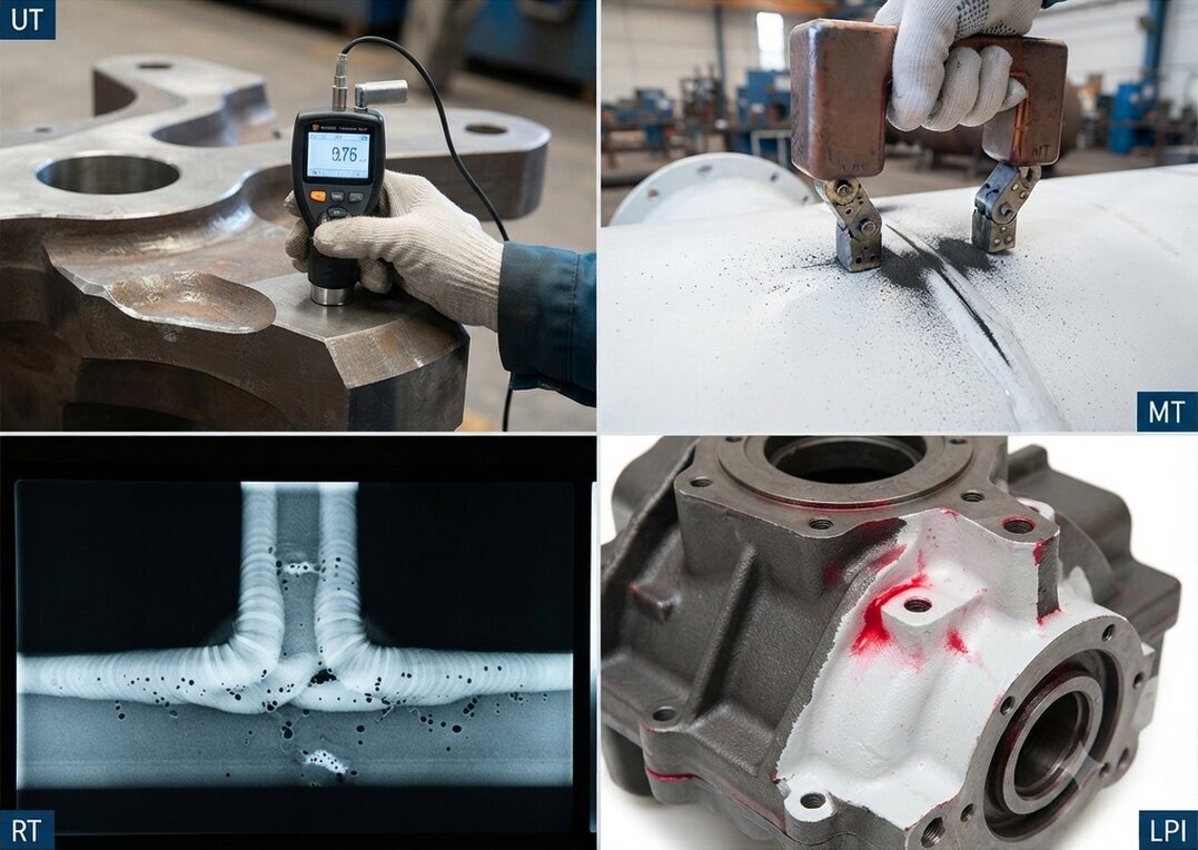 Componenti meccanici controllati con radiografia industriale
