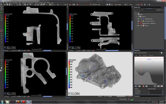 Tomografia Industriale analisi delle porosità. Analisi porosità su componenti in Tomografia Industriale