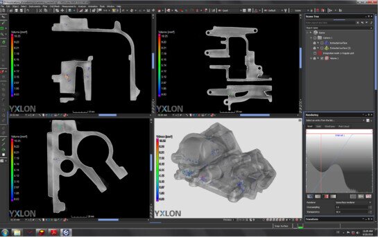 Tomografia Industriale analisi delle porosità. Analisi porosità su componenti in Tomografia Industriale