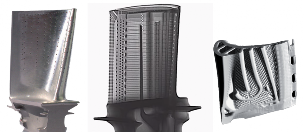 Tomografia su Palette per Turbina Blades Turbine tomography