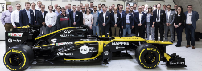 Convegno Renault sui controlli NDT in Formula 1 Convegno presso Renault sui controlli NDT in Formula 1