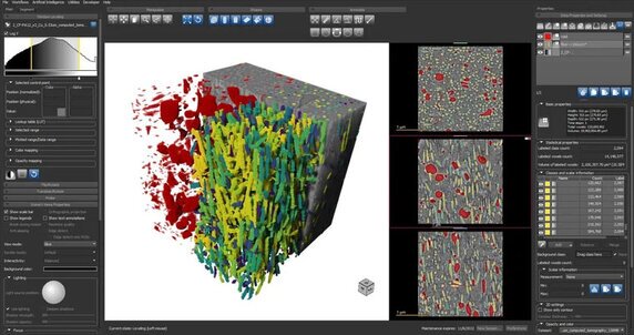 Analisi con visualizzazione Dragonfly utilizzato da Comet-Yxlon