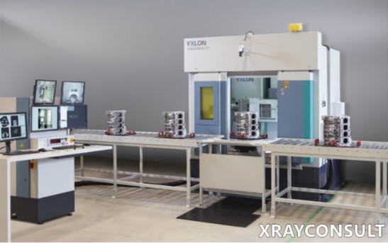Impianto di Fluoroscopia Industriale con convogliatore