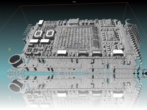 Visualixxazione Tomografia - su scheda elettronica con integrati