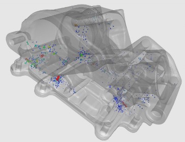 Servizio conto terzi - analisi radioscopica con identificazione delle porosità