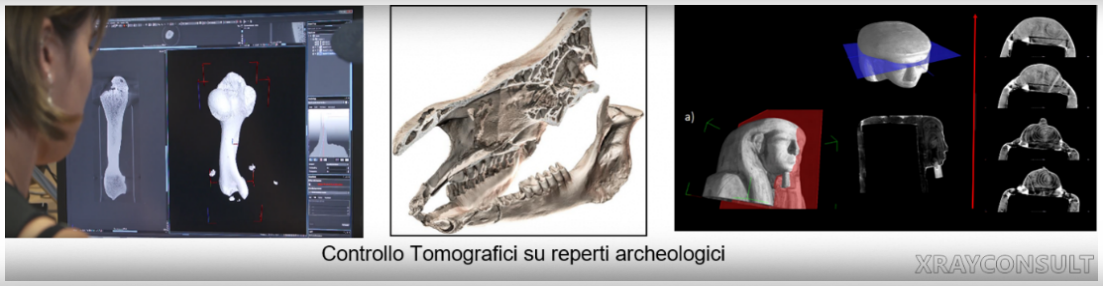 Tomografia Industriale su componenti Geologici e Reperti Tomografia Industriale in campo universario e di ricerca