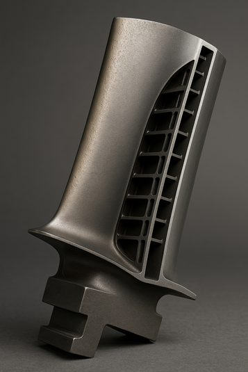 Blade with internal view