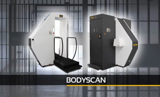 Body Scan a raggi-x con e senza cabina protezione