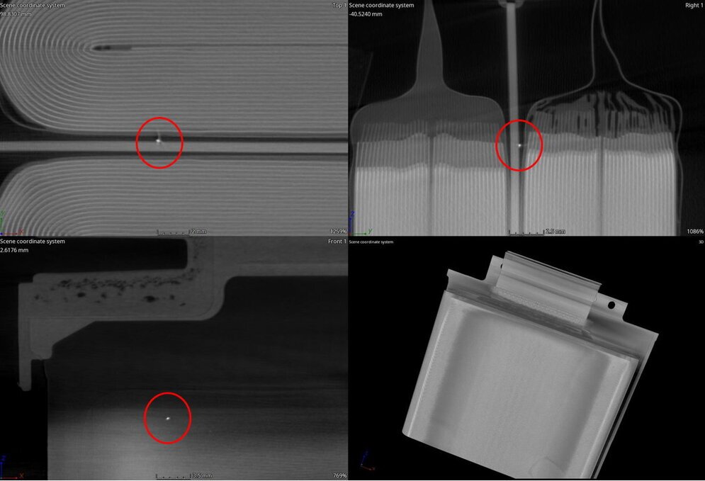 Tomografia con visione Punti di cortocicuito 