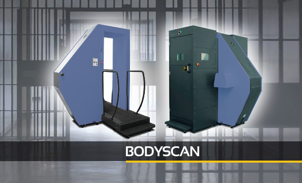 Body Scan a raggi-x con e senza cabina protezione