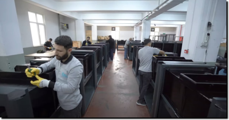 Produzione dei Scanner a raggi-x per la sicurezza