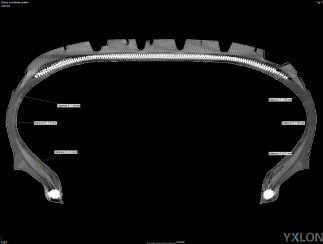 Tomografia computerizzata industriale su pneumatico Visione e misura metrologica tomografia computerizzata