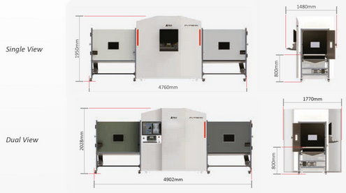 Covid 19 - Flatscan DF80 dimensioni Covid 19 - Flatscan DF80 struttura