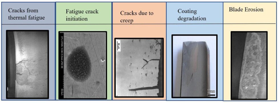 Various damages on pallets