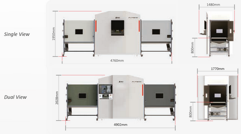 Covid 19 - Flatscan DF80 dimensioni Covid 19 - Flatscan DF80 struttura
