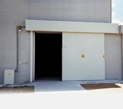 Protezione esterna in piombo per bunker raggi-x