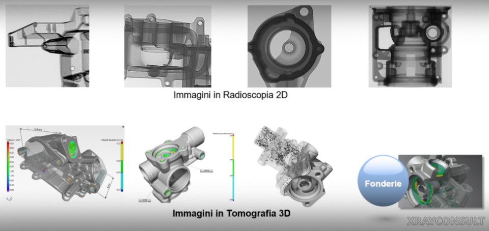 Radioscopia Industriale su componenti di Fonderia