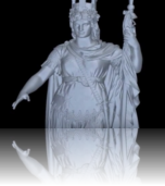 Visualizzazione 3D - Reverse Engineering Statua liberta San Marino