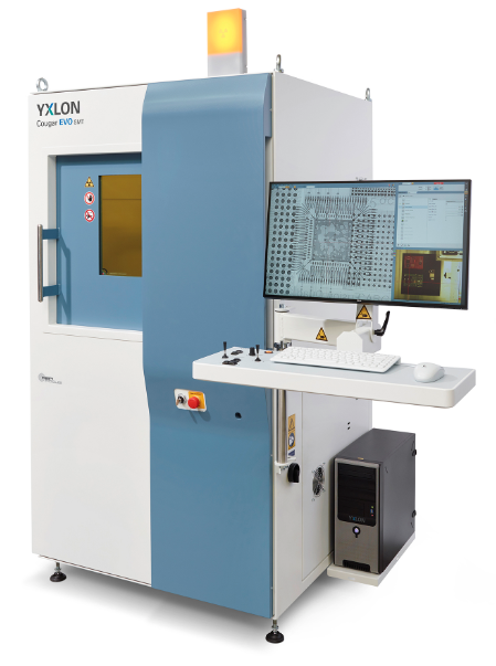 Industrial X-ray radioscopy system for electronic