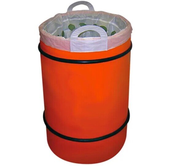 Immagine del Bomb Blaster, dispositivo cilindrico ad alta resistenza per il contenimento dell'onda d'urto di un ordigno esplosivo o di un pacco sospetto.