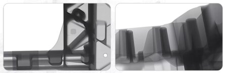 Analisi metrologica avanzata e ricostruzione 3D (Tomografia) di un componente industriale, che mostra la deviazione dalla geometria nominale.