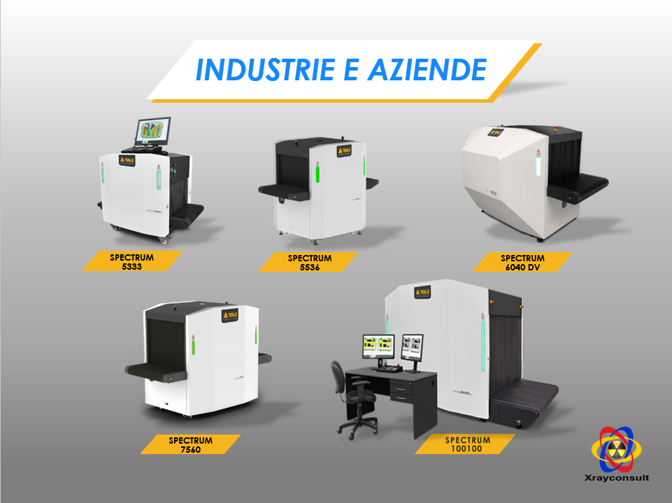 Gamma impianti di sicurezza bagagli per industria e aziende Gamma sistemi di sicurezza bagagli per industria e aziende