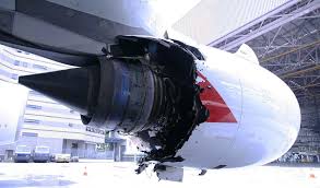TC su blade -  Turbina Airbus A380 danneggiata
