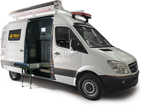 Scanner Spectrum 100100 SV montato su VAN Sicurezza Spectrum 100100 SV montato su VAN